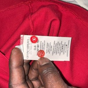 Mens Versace collection polo shirt